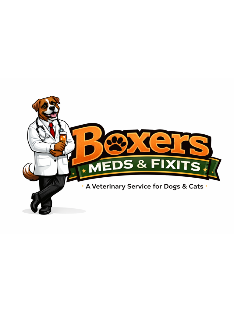 Boxers Meds & Fixits — a veterinary service for dogs and cats